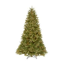10 Ft. FEEL-REAL Downswept Douglas Fir Artificial Christmas Tree With 1000 Clear Lights-PEDD4-312-100 204153709