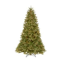 12 Ft. FEEL-REAL Downswept Douglas Fir Artificial Christmas Tree With 1200 Clear Lights-PEDD4-312-120 204153721