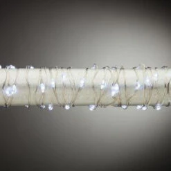 120-Light Outdoor Electric LED Cool White Micro Light String-93037 206532783