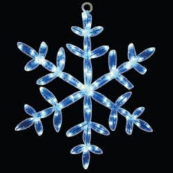 18 In. 24 LED White Snowflake Tube Light-46-725-00 204635319