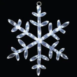 24 In. 20 LED White Tube Snowflake Light-46-726-00 204635312