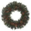 24 In. Natural Pine Artificial Wreath (Pack Of 6)-1659064HDX6 205203566
