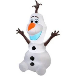 28.35 In. W X 17.72 In. D X 48.3 In. H Lighted Inflatable Olaf-39842 206950203