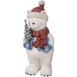 30 In. H Standing Polar Bear Statue-88A5508A 206059260