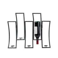 30.5 In. L 5 Bottle Metal Wine Rack-92900 206636465