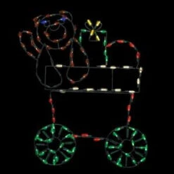 31 In. Pro-Line LED Wire Decor Bear Train Car-96569_MP1 206949069
