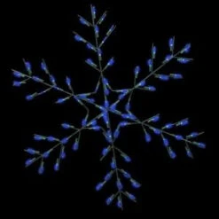 32 In. Pro-Line LED Wire Decor Blue Snowflake-96558_MP1 206946572