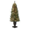 4.5 Ft. Pre-Lit LED Alexander Fir Artificial Christmas Potted Tree X 263 Tips, 150 UL Indoor/Outdoor Warm White Lights-TV46M5311L02 206795400