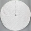 56 In. Ivory Pintucked Velvet Christmas Tree Skirt-2564899-2HC 205983469