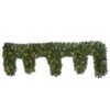 6 Ft. Pre-Lit Fairwood Artificial Christmas Mantle Garland With 380 Tips And 70 Clear Lights-GT60P3A01C02 206795442