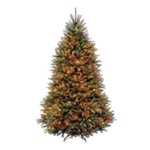 7.5 Ft. Dunhill Fir Artificial Christmas Tree With 750 Multi-Color Lights-DUH3-75RLO 204145957 1 7.5 Ft. Dunhill Fir Artificial Christmas Tree With 750 Multi-Color Lights-DUH3-75RLO 204145957
