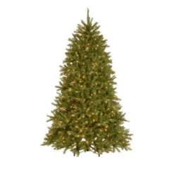 7.5 Ft. Dunhill Fir Hinged Artificial Christmas Tree With 700 Low Voltage Dual (Soft White/ Multicolor) Color LED Lights-DUH-330LD-75S 203808834