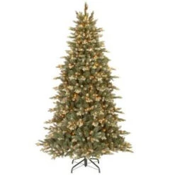7.5 Ft. Feel-Real Copenhagen Blue Spruce Power Connect Artificial Christmas Tree-PECG3-308EP-75X 205983434