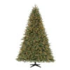 7.5 Ft. Pre-Lit LED Stamford Fir PE Artificial Christmas Quick Set Tree X 5193 Tips With 650 Indoor Warm White Lights-TG76P5347L01 206795484
