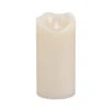 8 In. H Bisque, Vanilla Scent Wax Motion Flame Candle With Timer-42752 206504455
