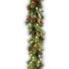 9 Ft. Crestwood Spruce Garland With Clear Lights-CW7-306-9A-1 300330617
