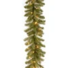 9 Ft. Downswept Douglas Garland With Clear Lights-PEDD1-312-9A-1 300330536