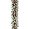 9 Ft. Dunhill Fir Garland With Clear Lights-DUF-300-9A-1 300330552