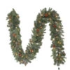 9 Ft. Greenland Artificial Garland With 50 Clear Lights-GT90P2534C00 204150071