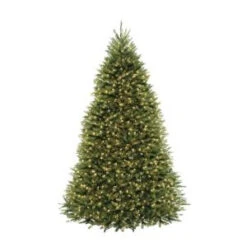 9 Ft. Pre-Lit Dunhill Fir Hinged Artificial Christmas Tree With Clear Lights-DUH-90LO 202214864
