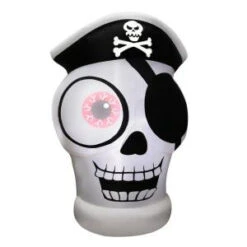 Airflowz 5 Ft. Inflatable 1-Eyed Pirate Skull-54710 206852821