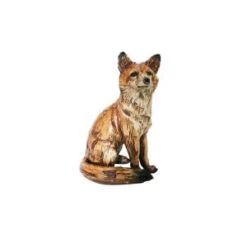 Alpine 10 In. Sitting Fox Statuary-AJY158 206212897