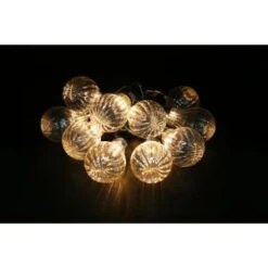 Alpine 10-Light LED Bulb Textured Edison String Light Set (Set Of 10)-EUT106CL-10 207140332