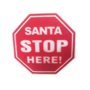 Alpine 14 In. Santa Sign Hanging Decoration With LED Lights-DEM152L 206212950 1 Alpine 14 In. Santa Sign Hanging Decoration With LED Lights-DEM152L 206212950