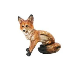 Alpine 15 In. Sitting Fox Statuary-AJY162 206212919