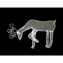 Alpine 21 In. Grazing Reindeer With 144 LED Lights Decoration-CEY102 206212929