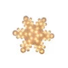 Alpine 23 In. Snowflake Indoor Hanging Decor With 48 Miniature Lights-DEM116 206212941