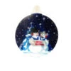 Alpine 9 In. Snowmen Indoor Hanging Decor With 10 LED Lights-DEM146S 206212947