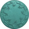 Aqua Shield Aquamarine 35 In. Round Reindeer Run Under The Tree Mat-20648633535 206317280