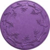 Aqua Shield Purple 35 In. Round Reindeer Run Under The Tree Mat-20648683535 206317284