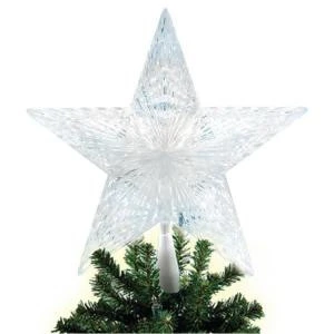 Battery Operated LED Pentagram Star Tree Topper-42-518-00 204634900 1 Battery Operated LED Pentagram Star Tree Topper-42-518-00 204634900