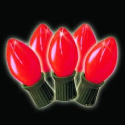 Brite Star 25-Light Red Old Fashioned Lights (Set Of 2)-37-831-20 202207871