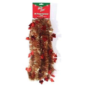 Brite Star 9 Ft. Autumn Ochre Maple Leaf Tinsel (Set Of 4)-96-015-4OC 205116181 1 Brite Star 9 Ft. Autumn Ochre Maple Leaf Tinsel (Set Of 4)-96-015-4OC 205116181