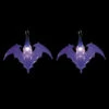 Brite Star LED Purple Battery Operated Bat Lights (Set Of 10)-97-108-20 203040686