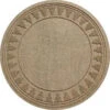 Bungalow Flooring Aqua Shield Khaki 35 In. Round Pine Trees Under The Tree Mat-20293503535 206317248