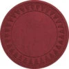 Bungalow Flooring Aqua Shield Red/Black 35 In. Round Pine Trees Under The Tree Mat-20293553535 206317252