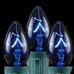 C9 Blue Replacement Christmas Light Bulbs - Transparent (Box Of 250)-14-474 207141958