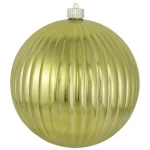 Christmas By Krebs 200 Mm Gilded Gold Shatterproof Ripple Ball (Pack Of 6)-CBK30669 206461209 1 Christmas By Krebs 200 Mm Gilded Gold Shatterproof Ripple Ball (Pack Of 6)-CBK30669 206461209