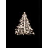Crab Pot Trees 2 Ft. Indoor/Outdoor Pre-Lit Incandescent Artificial Christmas Tree With White Frame And 100 Clear Lights-W2W 205471363