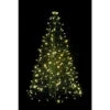 Crab Pot Trees 3 Ft. Pre-Lit LED Green Artificial Christmas Tree With Green Frame And 160 Multi-Color Lights-G3M-LED 205471993