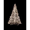 Crab Pot Trees 5 Ft. Indoor/Outdoor Pre-Lit Incandescent Artificial Christmas Tree With White Frame And 350 Clear Lights-W5W 205471770