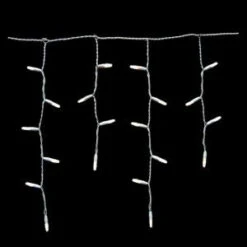 EcoSmart 100-Light LED Warm White Icicle Light Set-701216 202212484