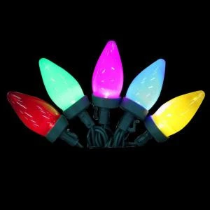 EcoSmart 25-Light LED Multi-Color C9 Ceramic Light Set-4001195W-02SHO 206803284 1 EcoSmart 25-Light LED Multi-Color C9 Ceramic Light Set-4001195W-02SHO 206803284