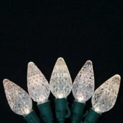 EcoSmart 50-Light LED Warm White C9 Light Set-703156 202212490