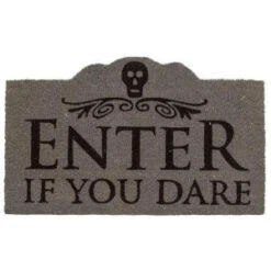 Entryways Enter If You Dare 17 In. X 28 In. Non-Slip Coir Door Mat-P2073 207050802