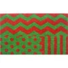 Entryways Wrapping Paper 18 In. X 30 In. Hand Woven Coconut Fiber Door Mat-2044S 205850056
